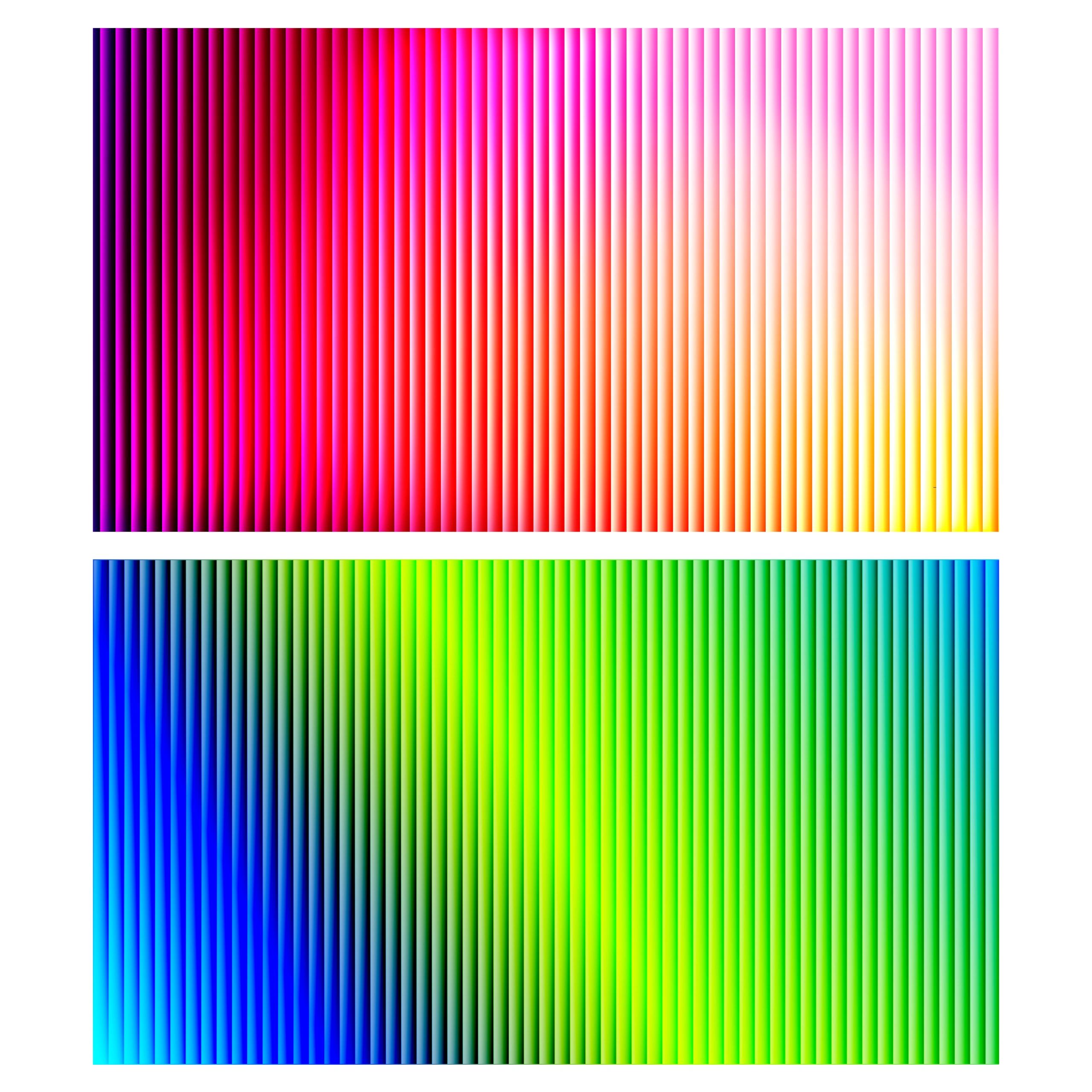 Abstract crystalline gradient digital artwork